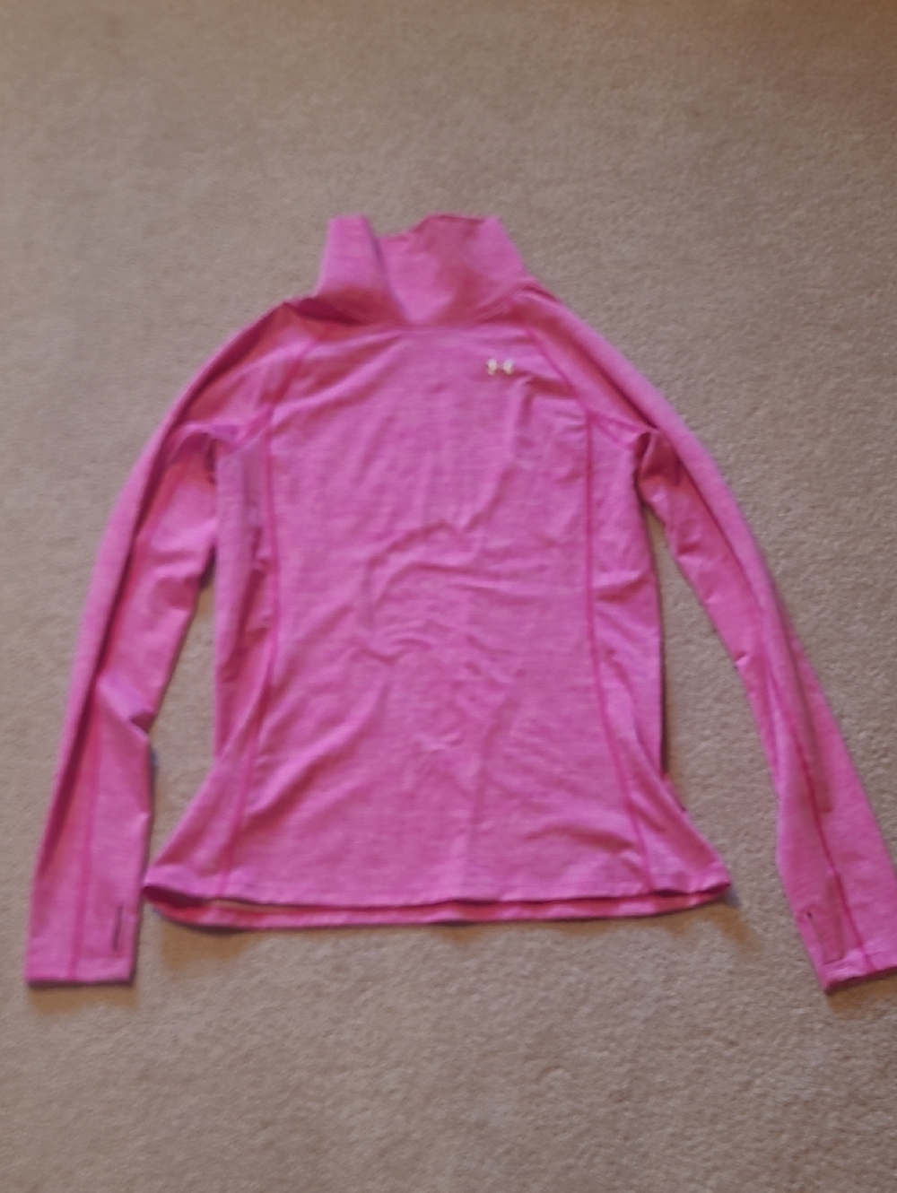 Under Armour Hot Pink Women's Mock Neck Performance Top